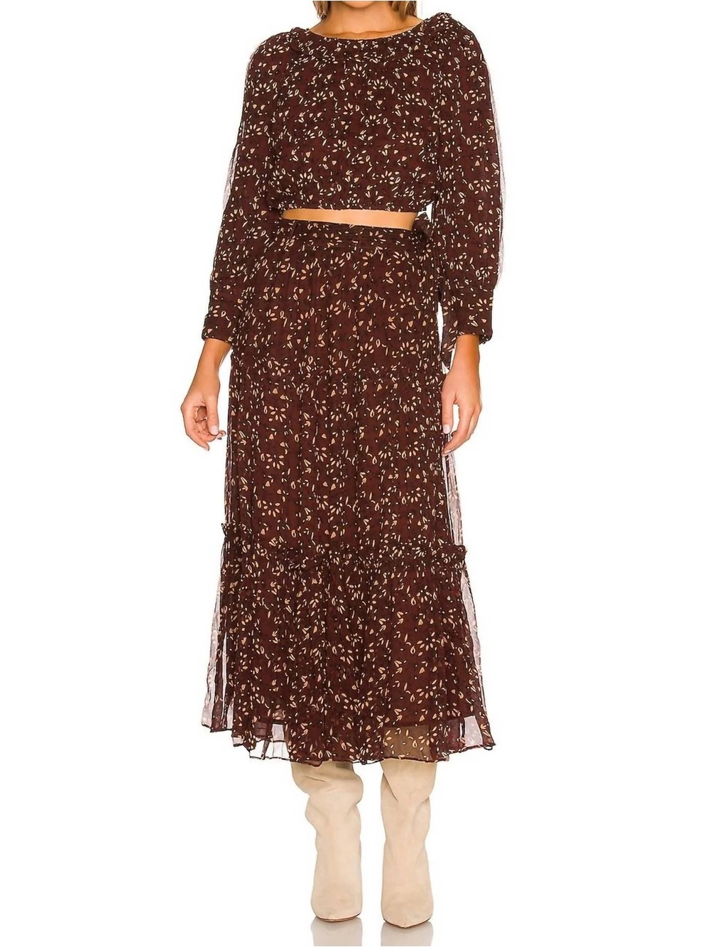 Cleobella Charlie Skirt & Yasmin Top Set in Zadia Print, S